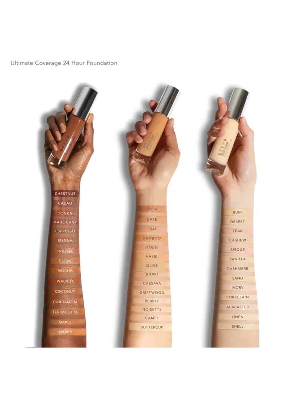 ✨NEW IN BOX BECCA Ultimate Coverage Foundation - 3C1 Pebble